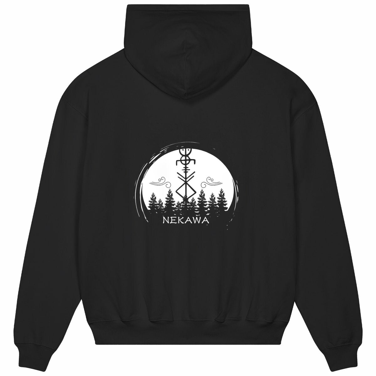 Sweat à capuche Oversized Shadows of Yggdrasil