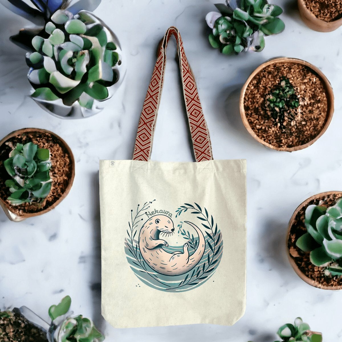 Totebag ethnique L'esprit de l'eau