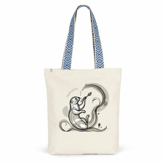 Totebag ethnique L'art et l'onde