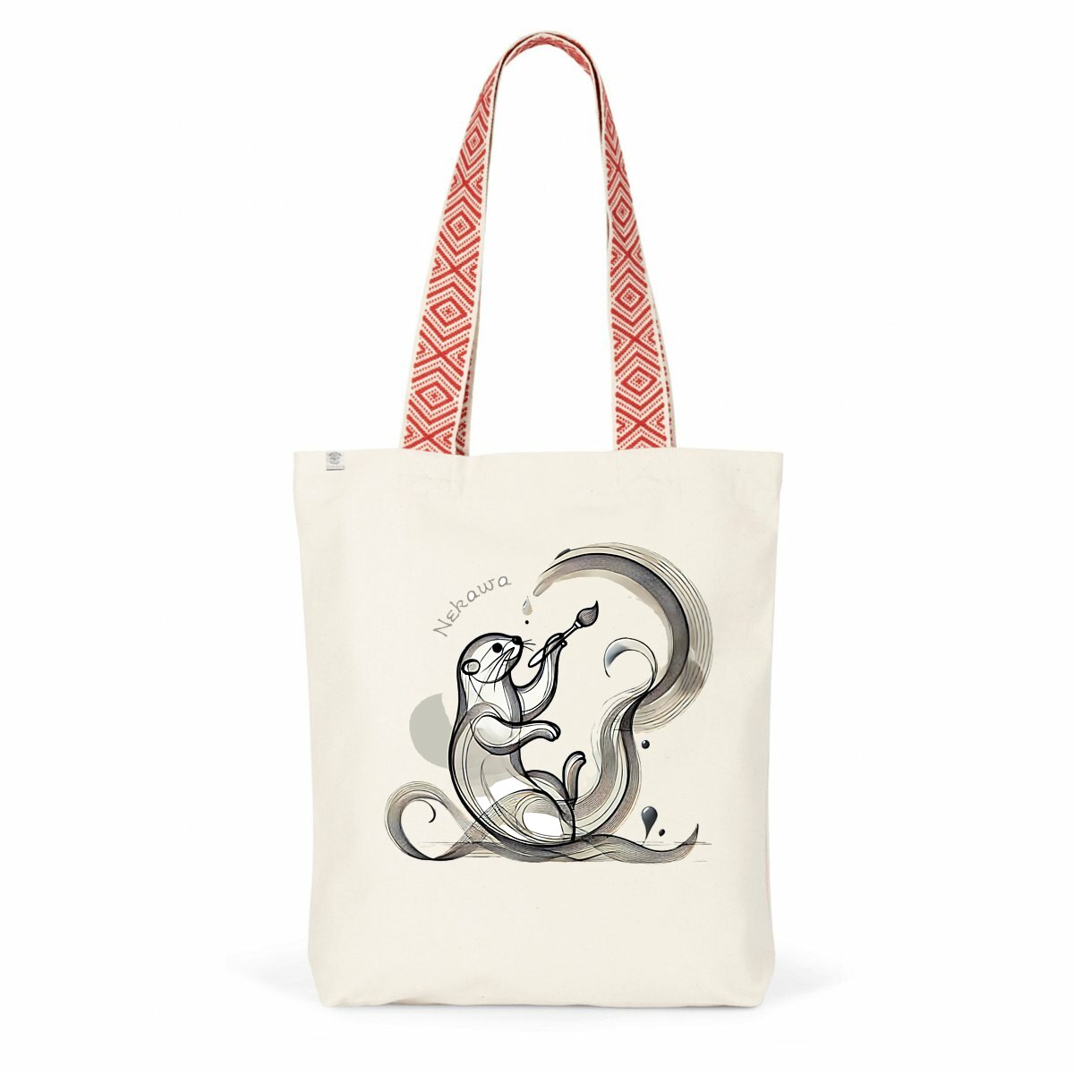 Totebag ethnique L'art et l'onde