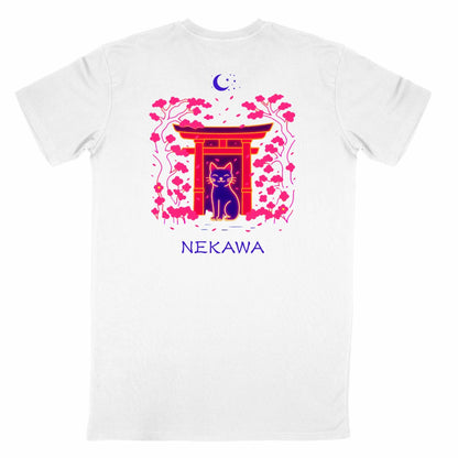 T-shirt Unisexe Le festival de Nekomiyo Blanc
